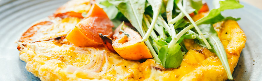 Omelet met pittige groenten proteïnedieet Proday