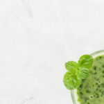 Verse groene groente smoothie proteïnedieet Proday