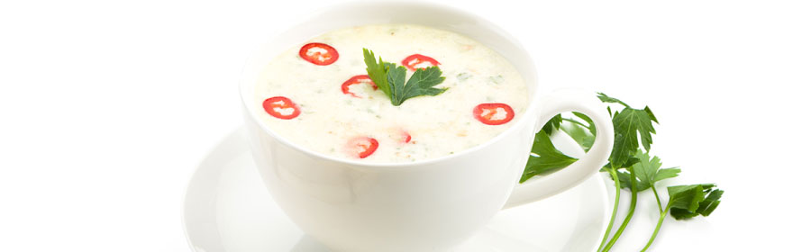 Kip-curry soep met verse groenten proteinedieet Proday